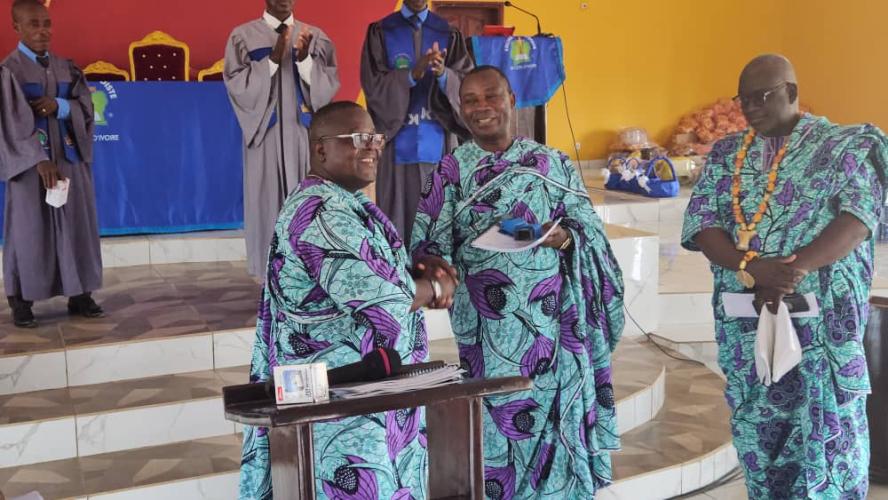 Côte d’Ivoire / Eglise Méthodiste, temple Israël d’Assié Koumassi : Après 15 ans de leadership laïc/ ADOMON Ben AKA, a transmis le flambeau à Jacob KOUA	